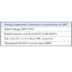 3 Phase MCB AC 4P 415V C6 6A Circuit Breaker Solar Cell Panel Surya